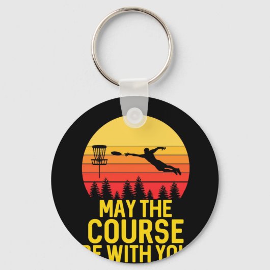 あなたのディスクゴルフ キーホルダー (正面)