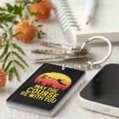 あなたのディスクゴルフ キーホルダー (正面右)