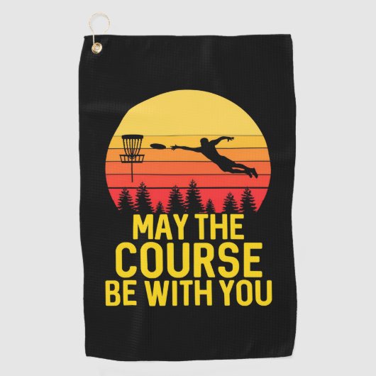 あなたのディスクゴルフ ゴルフタオル (正面)