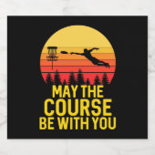 あなたのディスクゴルフ スパークリングワインラベル (シングルラベル)