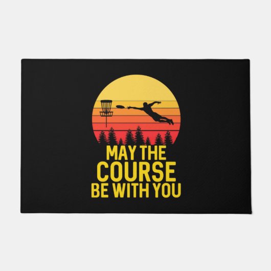 あなたのディスクゴルフ ドアマット (正面)