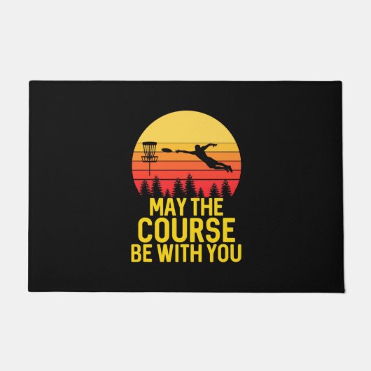 あなたのディスクゴルフ ドアマット (正面)
