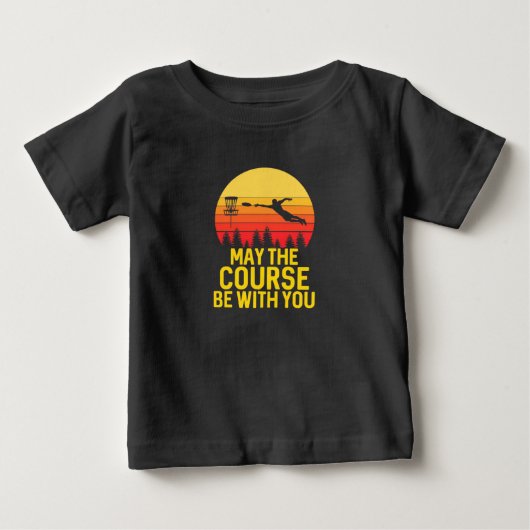 あなたのディスクゴルフ ベビーTシャツ (正面)