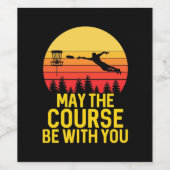 あなたのディスクゴルフ ワインラベル (シングルラベル)