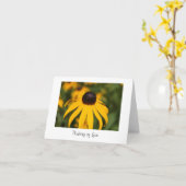あなたのデイジーの考えること空白のなカード カード (黄色い花)