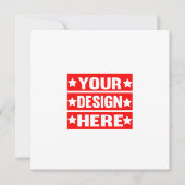 あなたのデザインここカスタムの サンキューカード (正面)