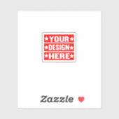 あなたのデザインここカスタムの シール (シート)