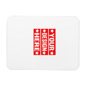 あなたのデザインここカスタムの マグネット (横)