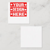 あなたのデザインここカスタムの 割引カード (正面/裏面)