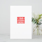 あなたのデザインここカスタムレシピカード (スタンド正面)