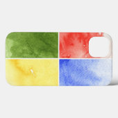 あなたのデザインのための多彩な水彩画の背景 Case-Mate iPhoneケース (裏面 (横))