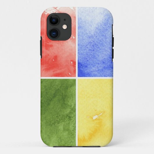 あなたのデザインのための多彩な水彩画の背景 Case-Mate iPhoneケース (裏面)