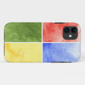 あなたのデザインのための多彩な水彩画の背景 Case-Mate iPhoneケース (裏面(横))