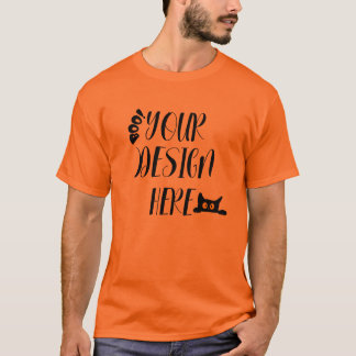 あなたのデザインはこちらハロウィンモックアップTシャツTシャツ Tシャツ