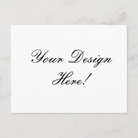 あなたのデザインはこちら！カスタムウェディングアナウンスカード 案内ポストカード (正面)