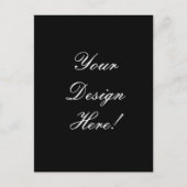 あなたのデザインはこちら!カスタムウェディングアナウンスカード 案内ポストカード (正面)