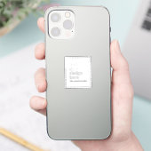 あなたのデザインはこちら シール (スマートフォン)