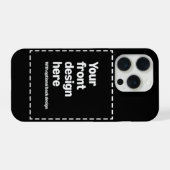 あなたのデザインはこちら iPhoneケース (裏面横)