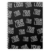 あなたのデザインまたはビジネス ロゴ | ランダムな配置 ノートブック (正面)