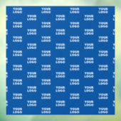 あなたのデザインまたはビジネス ロゴ | 青いタイルのパターン ウィンドウサイン (シート3)