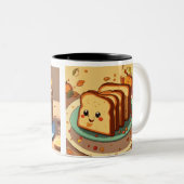 あなたのデザイン休憩のためのトースティ。☕ ツートーンマグカップ (正面右)