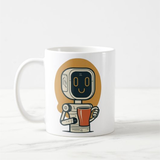 あなたのデジタルサイドキック コーヒーマグカップ (左)