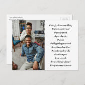 あなたのトップ12ハッシュタグ写真は延期さ結婚れた ポストカード (正面/裏面)