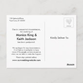 あなたのトップ12ハッシュタグ写真は延期さ結婚れた ポストカード (裏面)