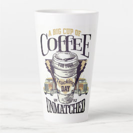 あなたのトラック運転手の日のマグカップのための大きなコーヒー カフェラテマグ