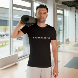あなたのトレンドモダンソーシャルメディアのハッシュタグ# Tee Tシャツ