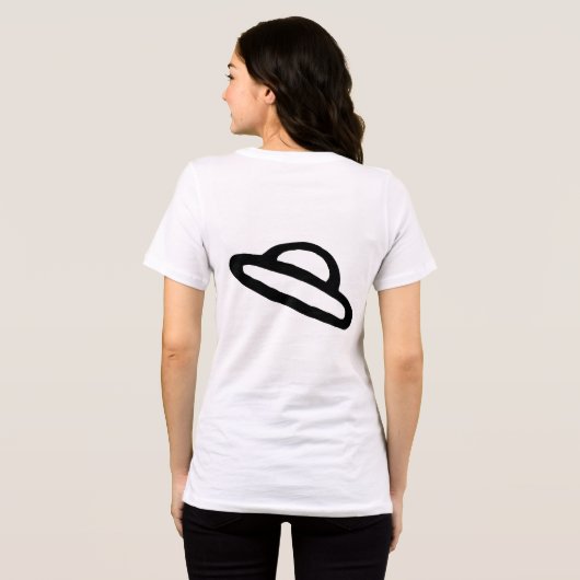 あなたのドアの空間の創造性 トライブレンドTシャツ (裏面全面)