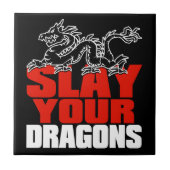 あなたのドラゴン、ヨルダンピーターソンファンのためのギフトを殺害して下さい タイル (正面)