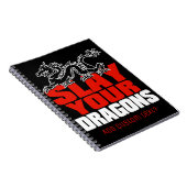 あなたのドラゴン、ヨルダンピーターソンファンのためのギフトを殺害して下さい ノートブック (右側)