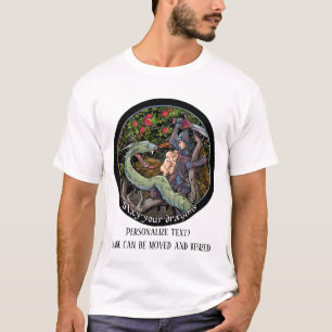 あなたのドラゴン、中世芸術、ヨルダンピーターソンを殺害して下さい Tシャツ