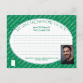 あなたのナイジェリアの特別なメモリ共有メモリカード ポストカード (正面)