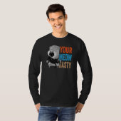 あなたのニャンジャスティ - 笑える猫のジョーク - 愛猫家 Tシャツ (正面フル)