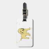 あなたのヌードルを使用して下さい、Goldendoodleを愛して下さい ラゲッジタグ (正面縦)