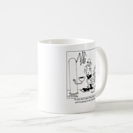 あなたのネイルをかむことを止めて下さい コーヒーマグカップ (正面右)