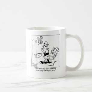 あなたのネイルをかむことを止めて下さい コーヒーマグカップ