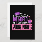 あなたのネイルを変えられる 招待状 (正面/裏面)