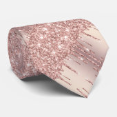 あなたのネックタイバラ赤面グリッタースパークルドリップ ネクタイ (ロール)