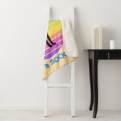 あなたのハスキーは靴下もレトロサンセットピーチを埋める シェルパブランケット (インサイチュ)