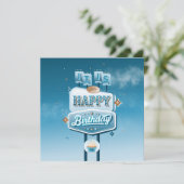 あなたのハッピーバースデーフラットカード (スタンド正面)