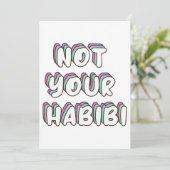 あなたのハビビじゃない - 面白いラブ名言 招待状 (スタンド正面)