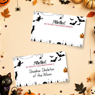 あなたのハロウィンの怪しい名前は? | ハロウィンカード ノートカード