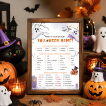 あなたのハロウィンの怪しい名前は?パーティーゲーム