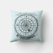 あなたのハートがあなたのコンパスがあるようにして下さい クッション (裏面)