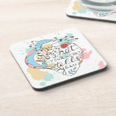 あなたのハートが告げることだけをして下さい コースター (左側)