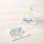 あなたのハートが告げることだけをして下さい スクエアペーパーコースター (インサイチュ)