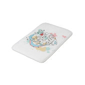 あなたのハートが告げることだけをして下さい バスマット (アングル)